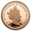 2022 Tristan Da Cunha 1/8 Gold Sovereign Platinum Jubilee