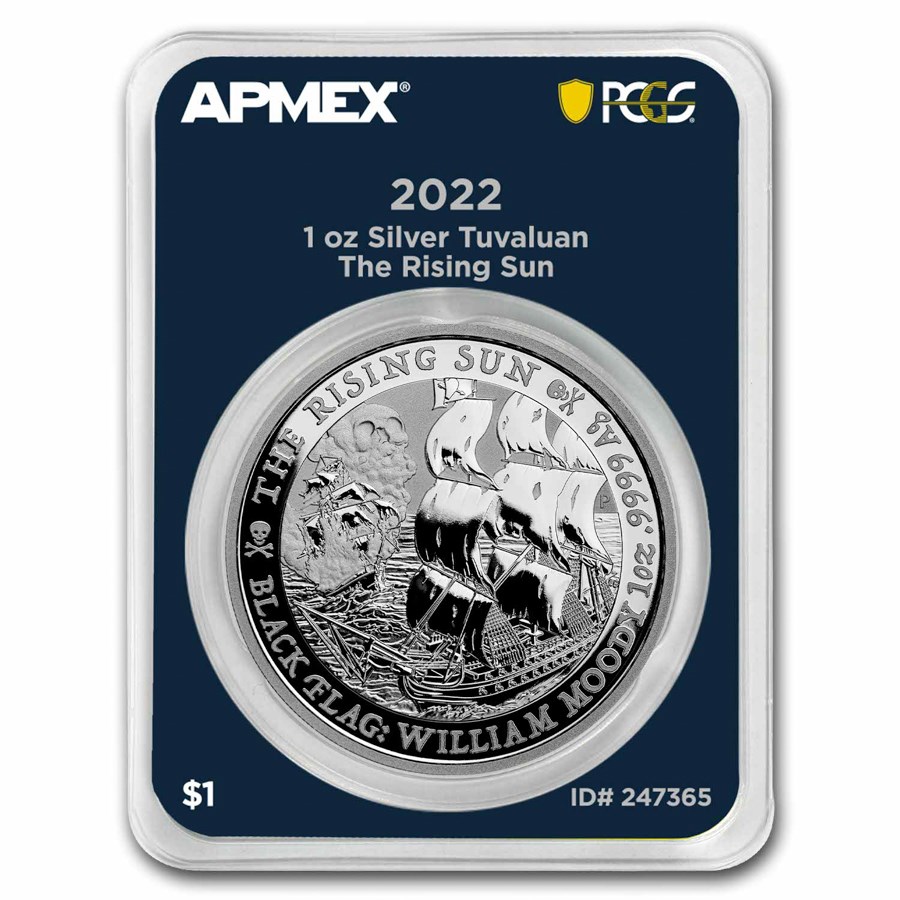 2022 TUV 1 oz Silver The Rising Sun (MD® Premier + PCGS FS)