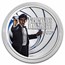 2022 Tuvalu 1/2 oz Silver 007 James Bond The Living Daylights