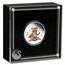 2022 Tuvalu 1/2 oz Silver Lunar Baby Tiger Proof (Colorized)
