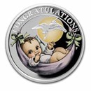 2022 Tuvalu 1/2 oz Silver Newborn Proof