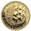 2022 Tuvalu 1 oz Gold Black Flag - The Rising Sun (w/ Box & COA)