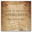 2022 Tuvalu 1 oz Gold Gods of Olympus BU (Aphrodite, w/ COA)