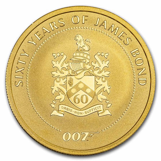 2022 Tuvalu 1 oz Gold Sixty Years of James Bond BU 2022 Tuvalu 1 oz Gold Sixty Years of James Bond BU