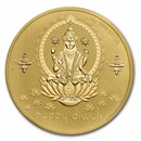 2022 Tuvalu 1 oz Silver $1 Gilded Diwali Medallion Proof