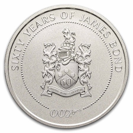 2022 ツバル 1オンス ジェームズ・ボンド60周年 PCGS MS70 2022-tuvalu-1-oz-silver-60-