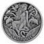 2022 Tuvalu 1 oz Silver Antiqued Gods of Olympus (Aphrodite)