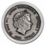 2022 Tuvalu 1 oz Silver Black Flag Antiqued (The Rising Sun)