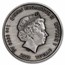 2022 Tuvalu 1 oz Silver Black Flag Antiqued (The Rising Sun)