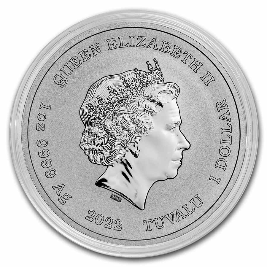 2022 Tuvalu 1 oz Silver Black Flag (The Rising Sun) | eBay