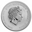 2022 Tuvalu 1 oz Silver Colorized Street Fighter: Ryu
