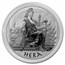 2022 Tuvalu 1 oz Silver Gods of Olympus BU (Hera)