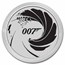 2022 Tuvalu 1 oz Silver James Bond 007 BU
