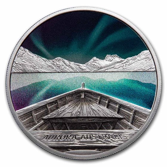 2022 Tuvalu 1 oz Silver Proof Aurora Australis 2022 Tuvalu 1 oz Silver Proof Aurora Australis