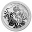 2022 Tuvalu 1 oz Silver Street Fighter: Ryu