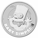 2022 Tuvalu 1 oz Silver The Simpsons: Bart Simpson BU