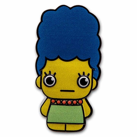 2022 Tuvalu 1 oz Silver The Simpsons: Marge Simpson Minted Mini 2022 Tuvalu 1 oz Silver The Simpsons: Marge Simpson Minted Mini