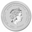2022 Tuvalu 1 oz Silver The Simpsons: Season's Greetings BU