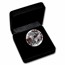 2022 Tuvalu 2 oz Silver White Tiger Rimless Coin (Antiqued)