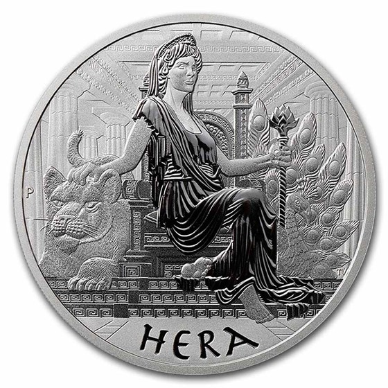 2022 Tuvalu 5 oz Silver Gods of Olympus BU (Hera)
