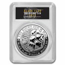 2022 Tuvalu 5 oz Silver The Rising Sun MS-70 PCGS (FS)