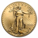 2022-W 1 oz Burnished Gold Eagle (w/Box & COA)