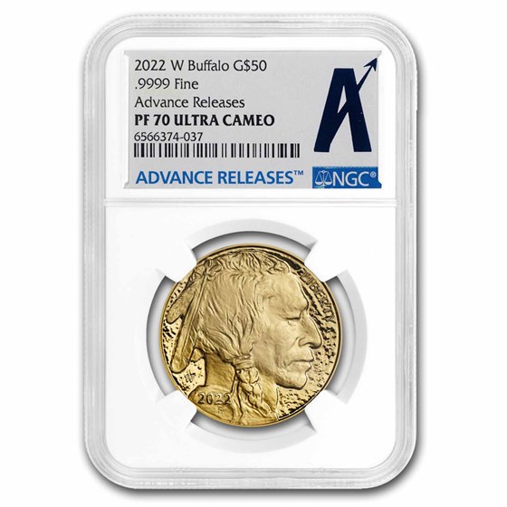 2022-W 1 oz Proof Gold Buffalo PF-70 NGC (Advanced Release) 2022-W 1 oz Proof Gold Buffalo PF-70 NGC (Advanced Release)