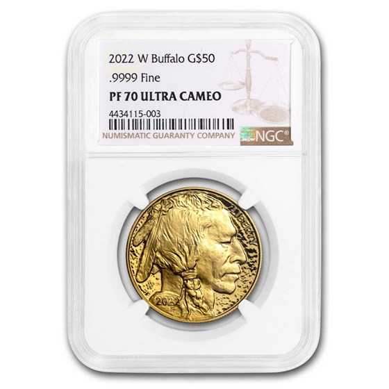 2022-W 1 oz Proof Gold Buffalo PF-70 NGC 2022-W 1 oz Proof Gold Buffalo PF-70 NGC