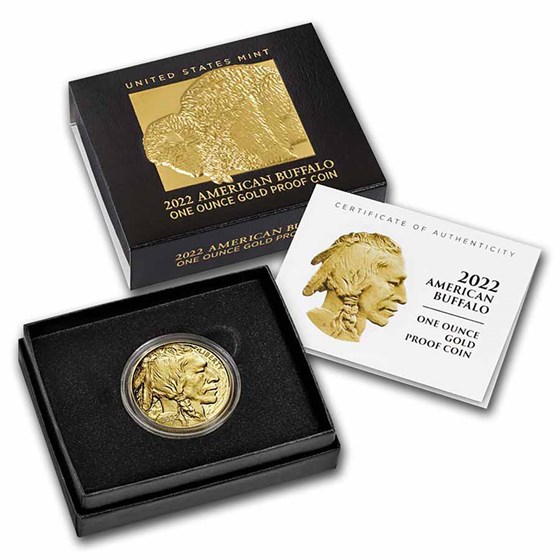 2022-W 1 oz Proof Gold Buffalo (w/Box & COA) 2022-W 1 oz Proof Gold Buffalo (w/Box & COA)