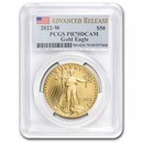 2022-W 1 oz Proof Gold Eagle PR-70 PCGS (Advanced Release)