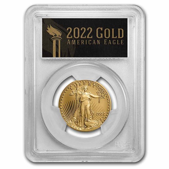 2022-W 1 oz Proof Gold Eagle PR-70 PCGS (FDI, Black Label) 2022-W 1 oz Proof Gold Eagle PR-70 PCGS (FDI, Black Label)