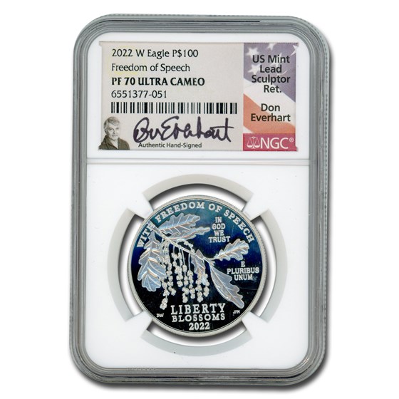 Buy 2022W 1 oz Proof Platinum Eagle PF70 NGC (Everhart) APMEX