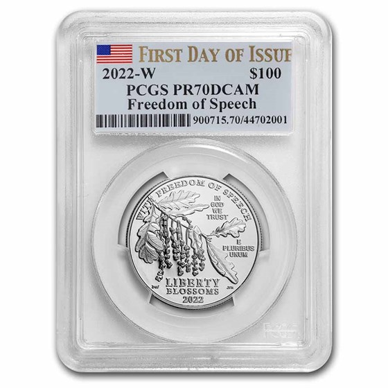2022-W 1 oz Proof Platinum Eagle PR-70 PCGS (First Day of Issue)