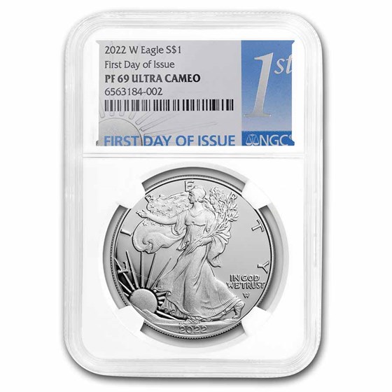 2022-W 1 oz Proof Silver Eagle PF-69 NGC (FDI) 2022-W 1 oz Proof Silver Eagle PF-69 NGC (FDI)