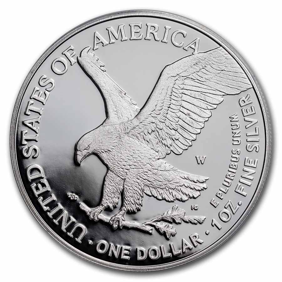 Buy 2022 W 1 oz Proof Silver Eagle PR-70 | APMEX