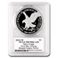 2022-W 1 oz Proof Silver Eagle PR-70 PCGS (First Day, Reagan)