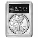 2022-W 1 oz Proof Silver Eagle PR-70 PCGS (FirstStrike®, Black)