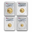 2022-W 4-Coin Proof Gold Eagle Set PR-70 PCGS (Advanced Release)