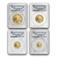 2022-W 4-Coin Proof Gold Eagle Set PR-70 PCGS (Advanced Release)
