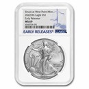 2022-(W) American Silver Eagle MS-69 NGC (Early Releases)