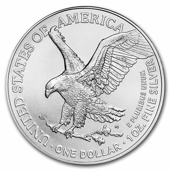 Buy 2022 W Burnished Silver Eagle with Box & COA | APMEX