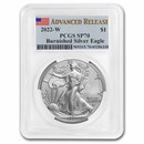 2022-W Burnished Silver Eagle SP-70 PCGS (Advanced Release)
