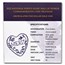 2022-W Gold $5 Commem Purple Heart BU (w/Box & CoA)