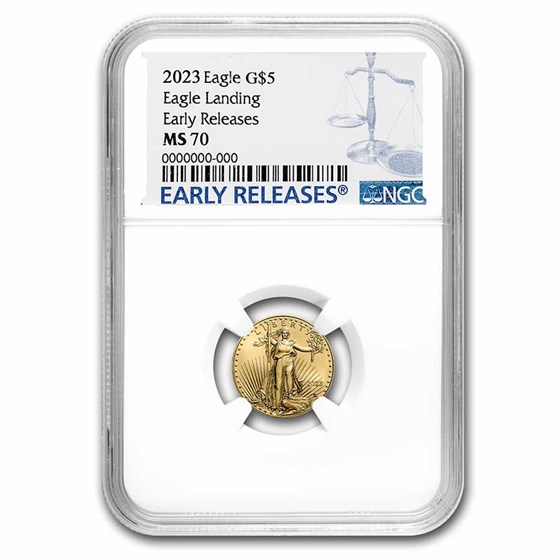 2023 1/10 oz American Gold Eagle MS-70 NGC (Early Releases) 2023 1/10 oz American Gold Eagle MS-70 NGC (Early Releases)