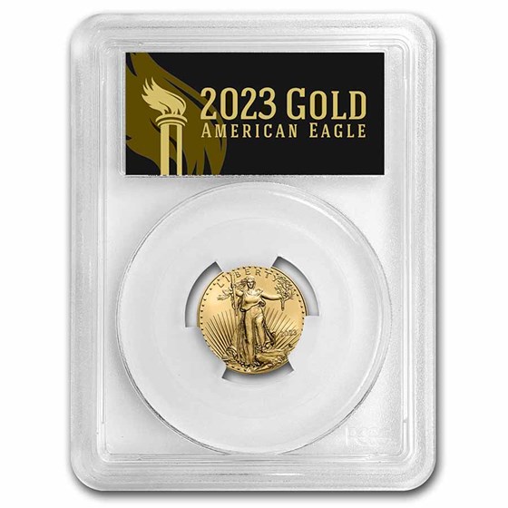 Cold Eagle Buy 2023 1/10 oz Gold Eagle MS-70 FirstStrike | APMEX