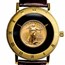 2023 1/10 oz Gold American Eagle Inset Leather Band Watch