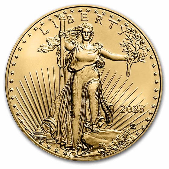 2023 1/2 oz American Gold Eagle Coin BU