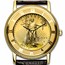 2023 1/2 oz Gold American Eagle Leather Band Watch