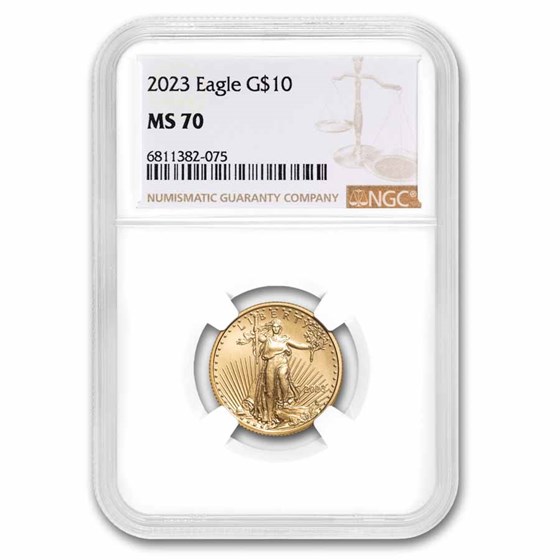 2023 1/4 oz American Gold Eagle MS-70 NGC 2023 1/4 oz American Gold Eagle MS-70 NGC
