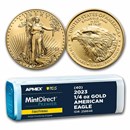2023 1/4 oz Gold Eagles (40-Coin MD® Premier + PCGS FS® Tube)